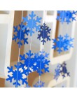 4M Twinkle Star papierowe w kształcie płatka śniegu girlandy wiszące ozdoby świąteczne dekoracje na dom nowy rok 2020 Noel Decor