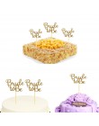 10pc złoty i srebrny brokat panna młoda być Cupcake wykaszarki wieczór panieński dekoracje ślubne wieczór panieński na przyjęcie