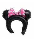 20 sztuk śliczne Mickey Minnie z pałąkiem na głowę z balon foliowy królik niedźwiedź balon ze zwierzęciem różowy zabawki dla dzi
