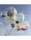 5 sztuk/partia 12 "balony konfetti jasne balony wesele dekoracje Kid dzieci materiały urodzinowe zabawki Ballon powietrza