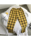 Privathinker Harajuku spodnie w kratę dla kobiet spodnie 2020 Streetwear kobieta Harem spodnie jesienne damskie spodnie na codzi