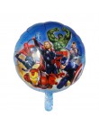 5 sztuk/partia Superhero Hulk Avengers z balonów foliowych 30 cal niebieska cyfra piłka dmuchana dekoracje na przyjęcie urodzino