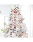 QIFU 2M świąteczna dekoracja do domu 2019 ozdoby świąteczne Santa Snowman Noel flagi świąteczna girlanda nowy rok 2020