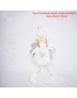 Ozdoby na choinkę śliczna lalka anioł dziewczyna narciarski wisiorek drewniany Navidad nowy rok ozdoby choinkowe świąteczny prez