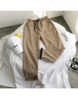 Privathinker Harajuku spodnie w kratę dla kobiet spodnie 2020 Streetwear kobieta Harem spodnie jesienne damskie spodnie na codzi