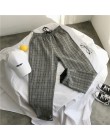Privathinker Harajuku spodnie w kratę dla kobiet spodnie 2020 Streetwear kobieta Harem spodnie jesienne damskie spodnie na codzi
