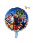 5 sztuk/partia Superhero Hulk Avengers z balonów foliowych 30 cal niebieska cyfra piłka dmuchana dekoracje na przyjęcie urodzino
