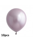 18 sztuk metalowe chromowane złoto srebrny lateksowe balony przezroczysty złoty balon do konfetti ślubne urodziny różowe złote i