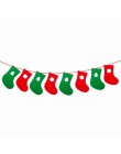 QIFU 2M świąteczna dekoracja do domu 2019 ozdoby świąteczne Santa Snowman Noel flagi świąteczna girlanda nowy rok 2020