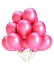 10/20/30 sztuk 12 cal złoty srebrny czarny balony lateksowe mieszane metalowe konfetti helem ślub Birthday Party dekoracje dla d