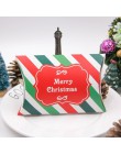 1 zestaw Deer & Santa Claus Merry cukierki bożonarodzeniowe na prezent pudełka pudełka opakowania dla gości torba na prezenty Ch