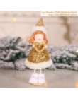 QIFU 2M świąteczna dekoracja do domu 2019 ozdoby świąteczne Santa Snowman Noel flagi świąteczna girlanda nowy rok 2020