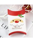 1 zestaw Deer & Santa Claus Merry cukierki bożonarodzeniowe na prezent pudełka pudełka opakowania dla gości torba na prezenty Ch