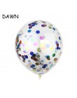 10/20/30 sztuk 12 cal złoty srebrny czarny balony lateksowe mieszane metalowe konfetti helem ślub Birthday Party dekoracje dla d