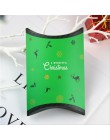 1 zestaw Deer & Santa Claus Merry cukierki bożonarodzeniowe na prezent pudełka pudełka opakowania dla gości torba na prezenty Ch