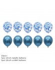 18 sztuk metalowe chromowane złoto srebrny lateksowe balony przezroczysty złoty balon do konfetti ślubne urodziny różowe złote i