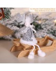 QIFU 2M świąteczna dekoracja do domu 2019 ozdoby świąteczne Santa Snowman Noel flagi świąteczna girlanda nowy rok 2020