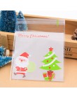 1 zestaw Deer & Santa Claus Merry cukierki bożonarodzeniowe na prezent pudełka pudełka opakowania dla gości torba na prezenty Ch