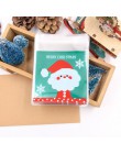 1 zestaw Deer & Santa Claus Merry cukierki bożonarodzeniowe na prezent pudełka pudełka opakowania dla gości torba na prezenty Ch