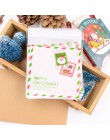 1 zestaw Deer & Santa Claus Merry cukierki bożonarodzeniowe na prezent pudełka pudełka opakowania dla gości torba na prezenty Ch