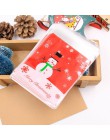 1 zestaw Deer & Santa Claus Merry cukierki bożonarodzeniowe na prezent pudełka pudełka opakowania dla gości torba na prezenty Ch