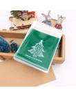 1 zestaw Deer & Santa Claus Merry cukierki bożonarodzeniowe na prezent pudełka pudełka opakowania dla gości torba na prezenty Ch