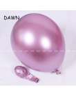 10/20/30 sztuk 12 cal złoty srebrny czarny balony lateksowe mieszane metalowe konfetti helem ślub Birthday Party dekoracje dla d