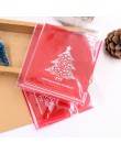 1 zestaw Deer & Santa Claus Merry cukierki bożonarodzeniowe na prezent pudełka pudełka opakowania dla gości torba na prezenty Ch