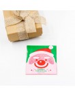 1 zestaw Deer & Santa Claus Merry cukierki bożonarodzeniowe na prezent pudełka pudełka opakowania dla gości torba na prezenty Ch
