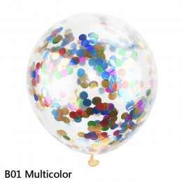 5 sztuk/partia 12 "balony konfetti jasne balony wesele dekoracje Kid dzieci materiały urodzinowe zabawki Ballon powietrza