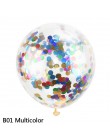 5 sztuk/partia 12 "balony konfetti jasne balony wesele dekoracje Kid dzieci materiały urodzinowe zabawki Ballon powietrza