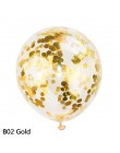5 sztuk/partia 12 "balony konfetti jasne balony wesele dekoracje Kid dzieci materiały urodzinowe zabawki Ballon powietrza