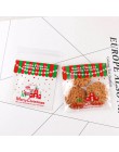 1 zestaw Deer & Santa Claus Merry cukierki bożonarodzeniowe na prezent pudełka pudełka opakowania dla gości torba na prezenty Ch