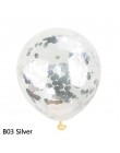 5 sztuk/partia 12 "balony konfetti jasne balony wesele dekoracje Kid dzieci materiały urodzinowe zabawki Ballon powietrza