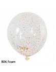 5 sztuk/partia 12 "balony konfetti jasne balony wesele dekoracje Kid dzieci materiały urodzinowe zabawki Ballon powietrza