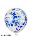 5 sztuk/partia 12 "balony konfetti jasne balony wesele dekoracje Kid dzieci materiały urodzinowe zabawki Ballon powietrza
