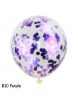 5 sztuk/partia 12 "balony konfetti jasne balony wesele dekoracje Kid dzieci materiały urodzinowe zabawki Ballon powietrza