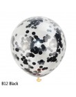 5 sztuk/partia 12 "balony konfetti jasne balony wesele dekoracje Kid dzieci materiały urodzinowe zabawki Ballon powietrza