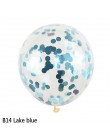 5 sztuk/partia 12 "balony konfetti jasne balony wesele dekoracje Kid dzieci materiały urodzinowe zabawki Ballon powietrza