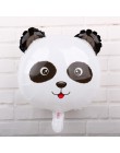 1pc 18 cal balony foliowe z główką zwierzęcą mini Fox zabawki tygrys dekoracje na imprezę urodzinową dla dzieci piłki ręczne bab