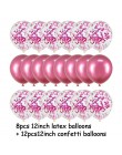 5 sztuk/partia 12 "balony konfetti jasne balony wesele dekoracje Kid dzieci materiały urodzinowe zabawki Ballon powietrza