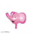 1pc 18 cal balony foliowe z główką zwierzęcą mini Fox zabawki tygrys dekoracje na imprezę urodzinową dla dzieci piłki ręczne bab