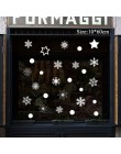 Bożonarodzeniowe naklejki na okno święty mikołaj Snowman Elk naklejki dekoracje na boże narodzenie dla domu Navidad 2019 szczęśl