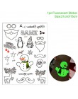 Bożonarodzeniowe naklejki na okno święty mikołaj Snowman Elk naklejki dekoracje na boże narodzenie dla domu Navidad 2019 szczęśl