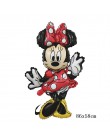 1pc nowa mysz z kreskówki stojąca Minnie Mickey balon z folii aluminiowej dekoracja urodzinowa wanienka zabawki dla dzieci