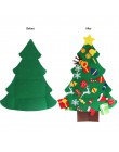 1 zestaw DIY czuł ozdoby choinkowe Navidad ozdoby choinkowe dla domu Natal Kerst nowy rok 2020 prezent dla dzieci Xmas Noel