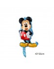 1pc nowa mysz z kreskówki stojąca Minnie Mickey balon z folii aluminiowej dekoracja urodzinowa wanienka zabawki dla dzieci
