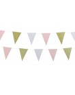 10ft złoty różowy i biały Banner trznadel proporczyk Garland na Baby Shower wieczór panieński dekoracje na przyjęcie z okazji pi