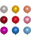 2 sztuk 4D 32 22 18 10 cal okrągłe balony z folii aluminiowej metalowy balon Birthday Party helem balon dekoracje ślubne dla dzi