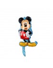 1pc nowa mysz z kreskówki stojąca Minnie Mickey balon z folii aluminiowej dekoracja urodzinowa wanienka zabawki dla dzieci